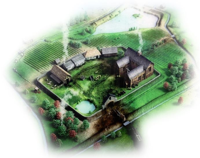 Beaumont Leys Artists Impression Knights Hospitaller Manor