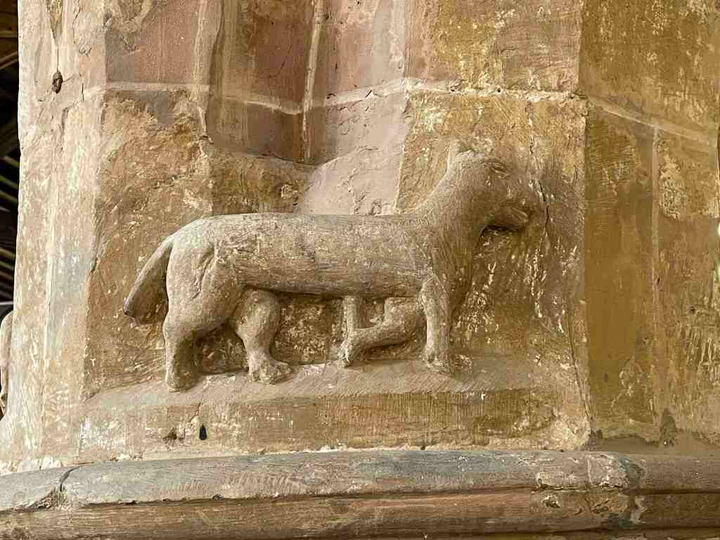 The Agnus Dei Knights Templar Symbol All Saints Church Burton Dassett