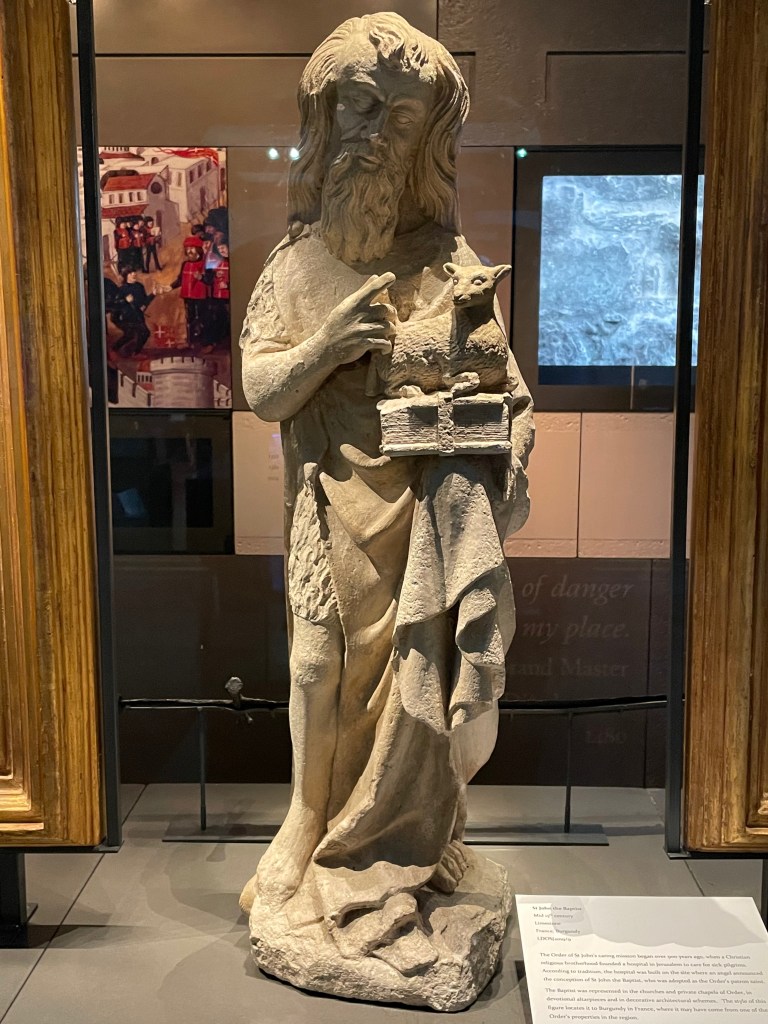 Clerkenwell Knight Hospitaller St John the Baptist Statue 