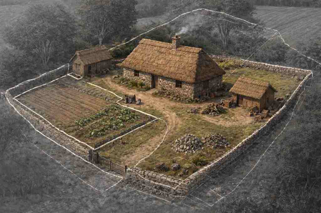 SHARNBROOK KNIGHT TEMPLAR MESSUAGE IMPRESSION WITH LIDAR