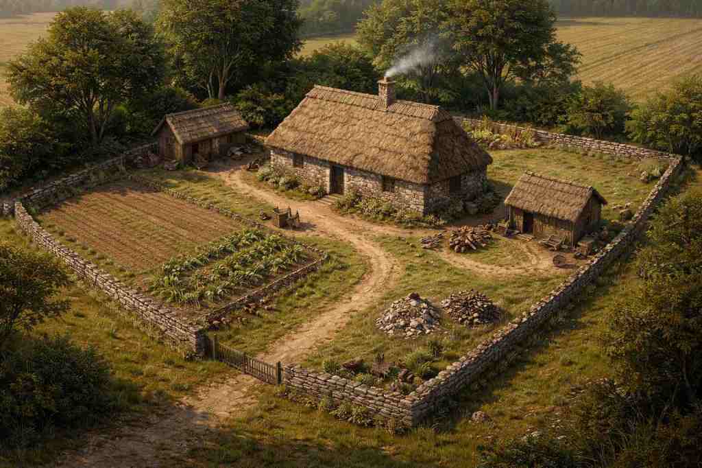 SHARNBROOK KNIGHT TEMPLAR MESSUAGE IMPRESSION 